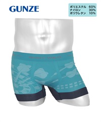 グンゼ GUNZE BODY WILD 立体成型 メンズ ボクサーパンツ 【メール便】(【B】ライトブルー962J-M)