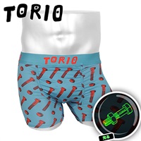 トリオ TORIO ネジ メンズ ボクサーパンツ ギフト ラッピング無料 おしゃれ 蓄光  ロゴ ワンポイント