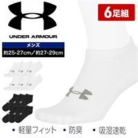 アンダーアーマー UNDER ARMOUR 【6足セット】UA Training Cotton Low Cut メンズ ショートソックス