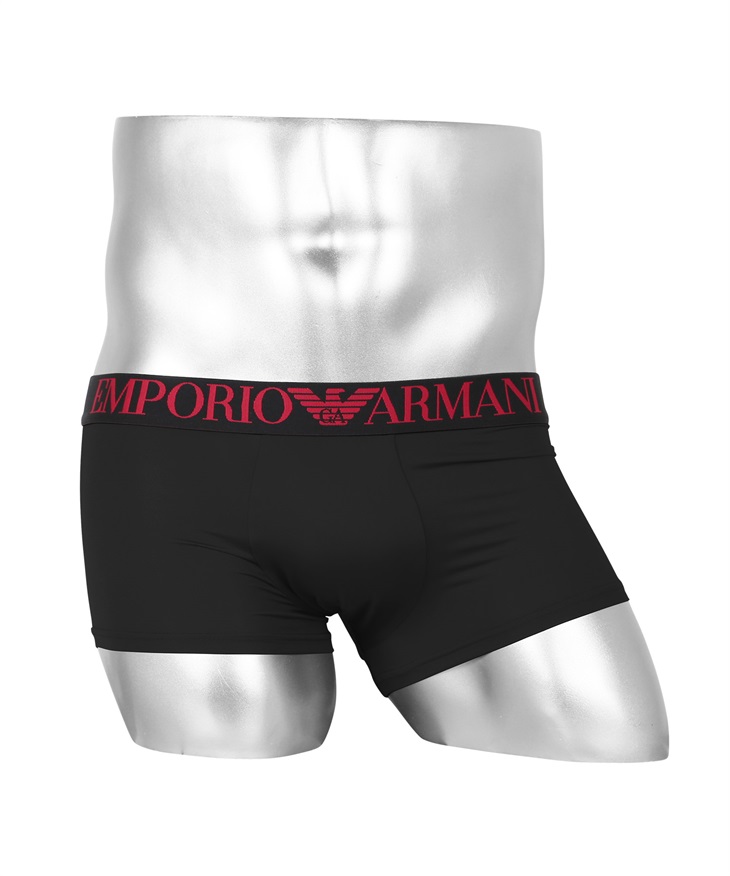 エンポリオ アルマーニ EMPORIO ARMANI EAGLE BRAND LOGO メンズ ボクサーパンツ ギフト ラッピング無料 高級 ブランド 無地 ロゴ(3.ブラック-海外L(日本XL相当))