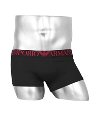 エンポリオ アルマーニ EMPORIO ARMANI EAGLE BRAND LOGO メンズ ボクサーパンツ ギフト ラッピング無料 高級 ブランド 無地 ロゴ(3.ブラック-海外S(日本M相当))