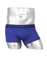 エンポリオ アルマーニ EMPORIO ARMANI EAGLE BRAND LOGO メンズ ボクサーパンツ ギフト ラッピング無料 高級 ブランド 無地 ロゴ(6.マリンブルー-海外S(日本M相当))