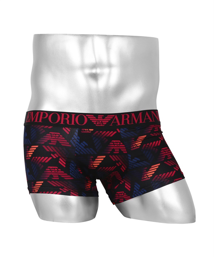 エンポリオ アルマーニ EMPORIO ARMANI EAGLE BRAND LOGO メンズ ボクサーパンツ ギフト ラッピング無料 高級 ブランド 無地 ロゴ(1.シェイディドイーグル-海外M(日本L相当))