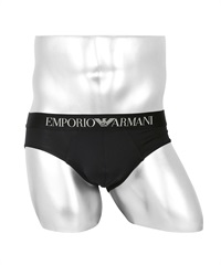 EMPORIO ARMANI エンポリオ アルマーニ Shaded pattern mix メンズ ブリーフ ギフト 男性下着 ラッピング無料 父の日 プレゼント(3.ブラック-海外S(日本M相当))
