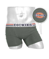 ディッキーズ Dickies DK_STANDARD メンズ ボクサーパンツ 無地 ロゴ ワンポイント 【メール便】(2.グレー-M)