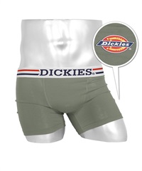 ディッキーズ Dickies DK_STANDARD メンズ ボクサーパンツ 無地 ロゴ ワンポイント 【メール便】(5.カーキー-M)