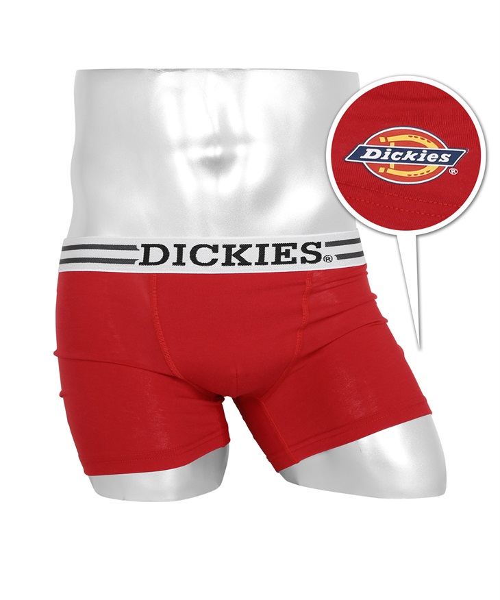 ディッキーズ Dickies メンズ ボクサーパンツ 【メール便】(レッド-M)