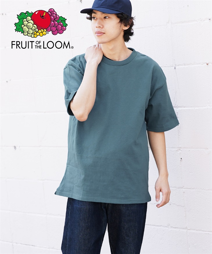 フルーツオブザルーム FRUIT OF THE LOOM FTL メンズ BIG＆カラー 半袖Tシャツ 【メール便】(【B】インディゴ-M)