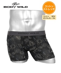 グンゼ GUNZE BODY WILD メンズ ローライズボクサーパンツ 【メール便】(ブラック140J-M)