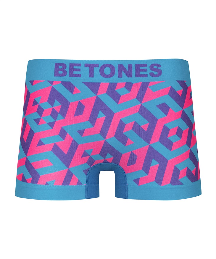 【5】ビトーンズ BETONES FESTIVAL9 メンズ ボクサーパンツ おしゃれ かっこいい フリーサイズ S M L  ロゴ ワンポイント【メール便】(1.グリーン-フリーサイズ)