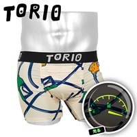 トリオ TORIO ガソリン メンズ ボクサーパンツ ギフト ラッピング無料 おしゃれ 蓄光  ロゴ ワンポイント