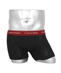 カルバンクライン Calvin Klein COTTON CLASSICS メンズ ボクサーパンツ 綿 コットン CK ブランド お試し 無地 ロゴ ワンポイント 【メール便】(5.Rブラック-海外S(日本M相当))