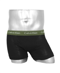 カルバンクライン Calvin Klein COTTON CLASSICS メンズ ボクサーパンツ 綿 コットン CK ブランド お試し 無地 ロゴ ワンポイント 【メール便】(9.Mブラック-海外S(日本M相当))