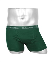 カルバンクライン Calvin Klein COTTON CLASSICS メンズ ボクサーパンツ 綿 コットン CK ブランド お試し 無地 ロゴ ワンポイント 【メール便】(1.グリーン-海外S(日本M相当))