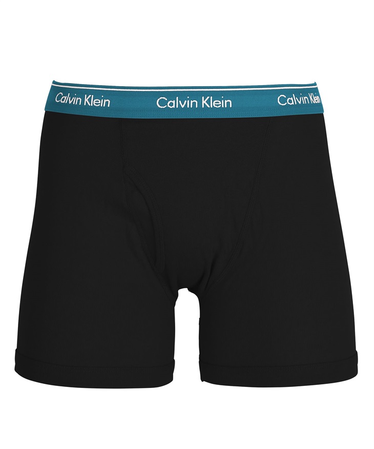 カルバンクライン Calvin Klein COTTON CLASSICS メンズ ロングボクサーパンツ 綿 かっこいい おしゃれ 高級 無地 【メール便】(13.ブラック-海外S(日本M相当))
