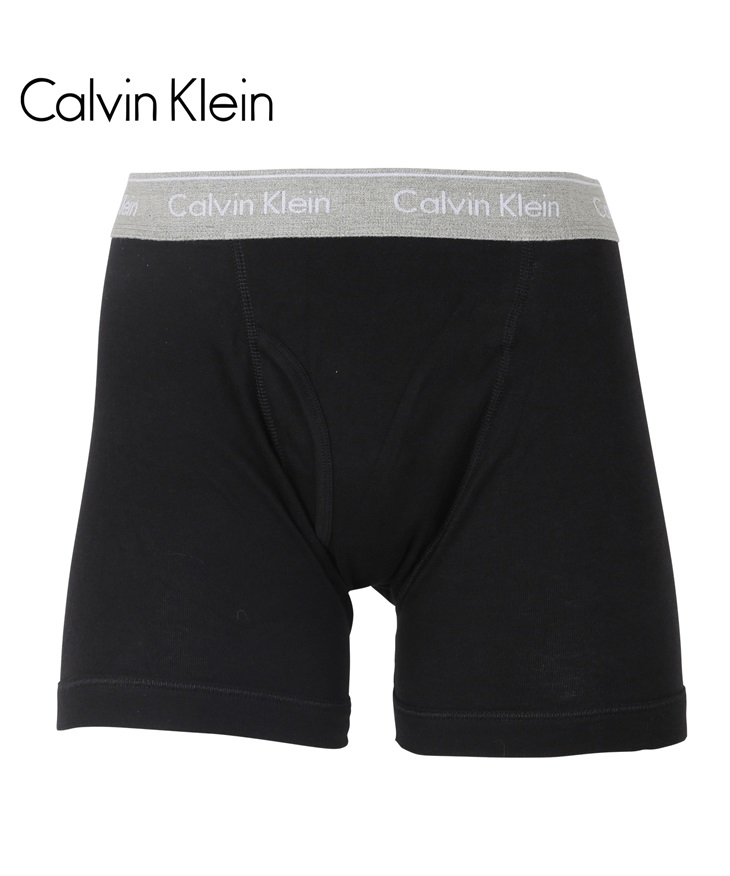 カルバンクライン Calvin Klein COTTON CLASSICS メンズ ロングボクサーパンツ 【メール便】(ブラック6-海外S(日本M相当))