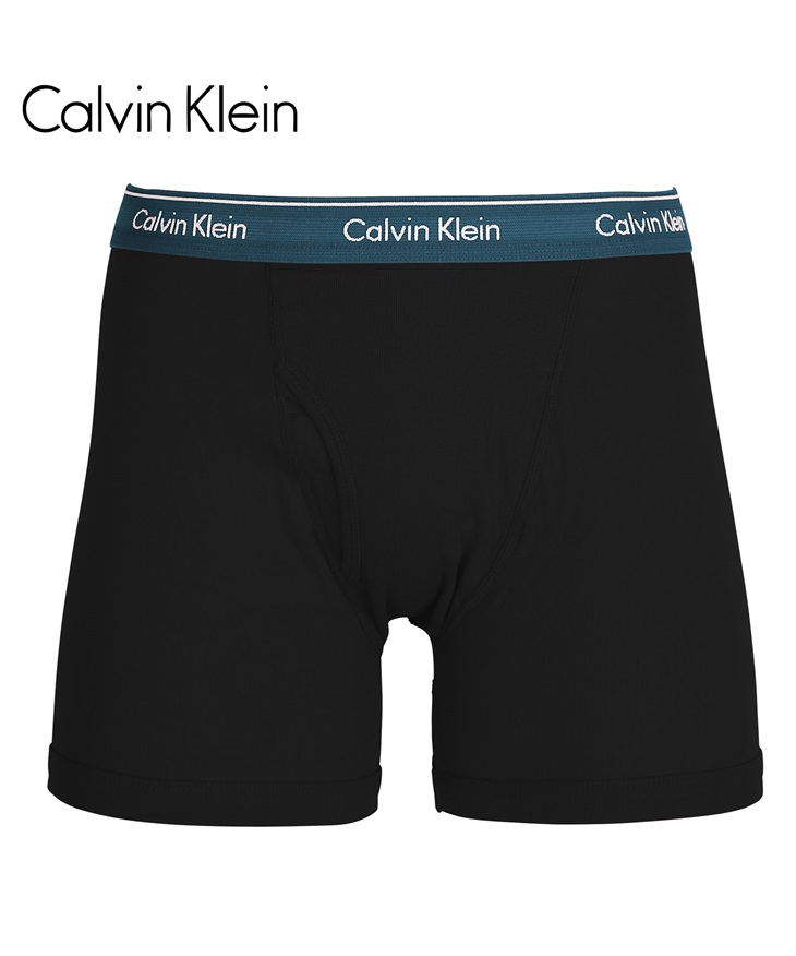 カルバンクライン Calvin Klein COTTON CLASSICS メンズ ロングボクサーパンツ 【メール便】(ブラック7-海外S(日本M相当))