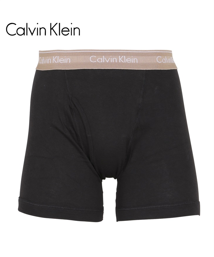 カルバンクライン Calvin Klein COTTON CLASSICS メンズ ロングボクサーパンツ 【メール便】(ブラック9-海外S(日本M相当))