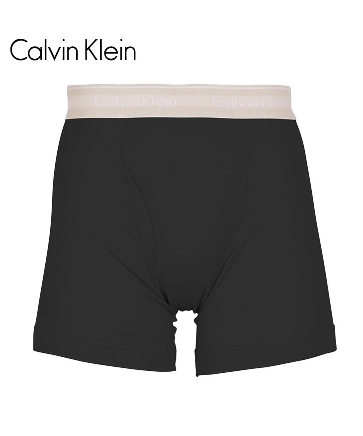 カルバンクライン Calvin Klein COTTON CLASSICS メンズ ロングボクサーパンツ 【メール便】(ブラック10-海外S(日本M相当))