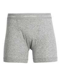 カルバンクライン Calvin Klein COTTON CLASSICS メンズ ロングボクサーパンツ 綿 かっこいい おしゃれ 高級 無地 【メール便】(6.グレー-海外S(日本M相当))