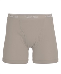 カルバンクライン Calvin Klein COTTON CLASSICS メンズ ロングボクサーパンツ 綿 かっこいい おしゃれ 高級 無地 【メール便】(11.ブラウン-海外S(日本M相当))