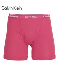 カルバンクライン Calvin Klein COTTON CLASSICS メンズ ロングボクサーパンツ 【メール便】(ピンク2-海外S(日本M相当))