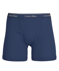 カルバンクライン Calvin Klein COTTON CLASSICS メンズ ロングボクサーパンツ 綿 かっこいい おしゃれ 高級 無地 【メール便】(3.ネイビー-海外S(日本M相当))