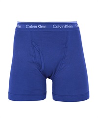 カルバンクライン Calvin Klein COTTON CLASSICS メンズ ロングボクサーパンツ 綿 かっこいい おしゃれ 高級 無地 【メール便】(7.Rブルー-海外S(日本M相当))