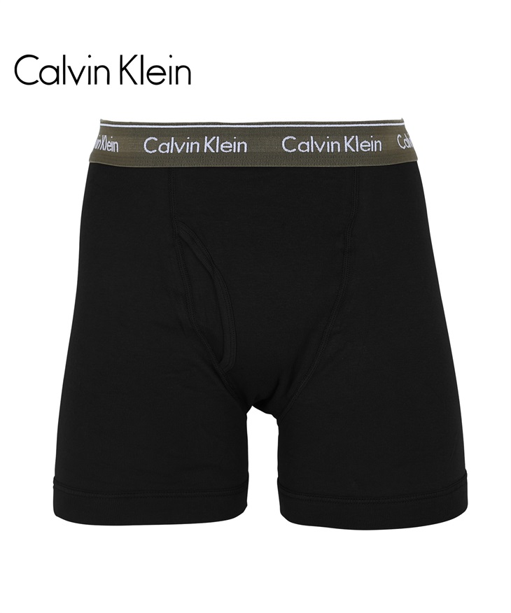 カルバンクライン Calvin Klein COTTON CLASSICS メンズ ロングボクサーパンツ 【メール便】(ブラック11-海外S(日本M相当))