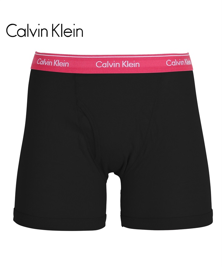 カルバンクライン Calvin Klein COTTON CLASSICS メンズ ロングボクサーパンツ 【メール便】(ブラック17-海外S(日本M相当))