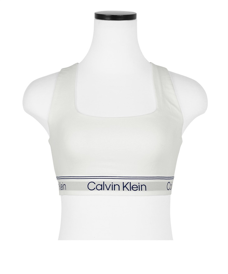 カルバンクライン Calvin Klein Athletic UNLINED BRALETTE レディース ブラ 【メール便】(4.ホワイト-海外XS(日本S相当))