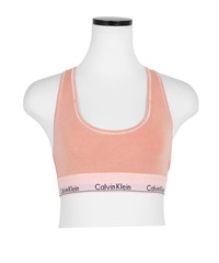 カルバンクライン Calvin Klein Modern Cotton Mineral Dye UNLINED BRALETTE レディース ブラ【メール便】(1.ラストレッド-海外XS(日本S相当))
