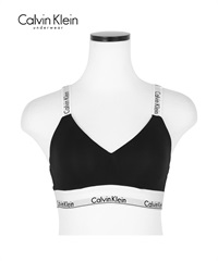 カルバンクライン Calvin Klein MODERN COTTON LIGHTLY レディース ブラレット【メール便】(ブラック-海外XS(日本S相当))