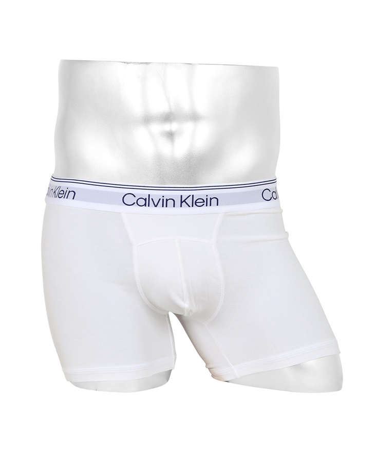 カルバンクライン Calvin Klein Athletic メンズ ボクサーパンツ(3.ホワイト-海外M(日本L相当))