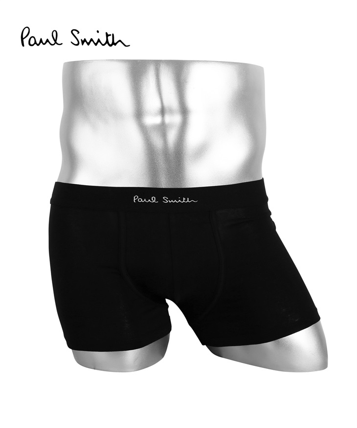 ポールスミス Paul Smith PS PRINTED メンズ ボクサーパンツ 【メール便】(ブラック-海外S(日本M相当))