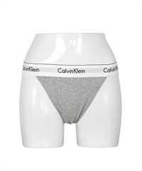 カルバンクライン Calvin Klein MODERN COTTON STRING THONG レディース Tバック おしゃれ モダンコットン ソング 無地 ロゴ メール便(2.グレーヘザー-海外XS(日本S相当))