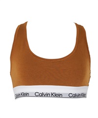 カルバンクライン Calvin Klein MODERN COTTON NATURALS UNLINED BRALETTE レディース スポーツブラ おしゃれ スポブラ 綿 コットン 【メール便】(2.ウォームブロンズ-海外XS(日本S相当))