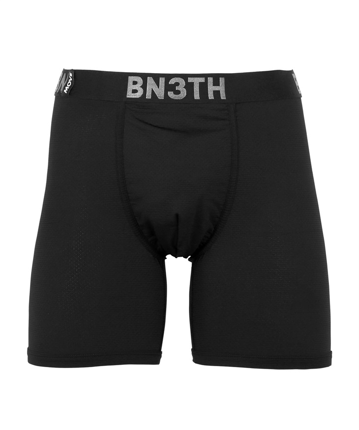 ベニス BN3TH PRO IONIC+ BOXER BRIEF メンズ ロングボクサーパンツ【メール便】(3.ブラック-海外S(日本M相当))