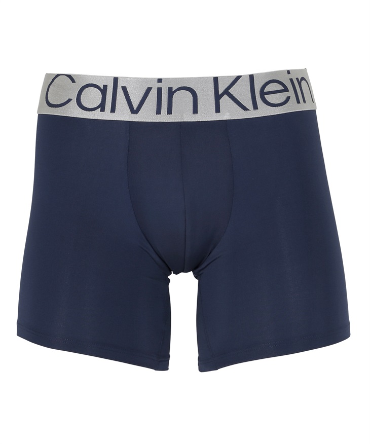カルバンクライン Calvin Klein STEEL MICRO メンズ ロングボクサーパンツ【メール便】(ネイビー-海外XL(日本XXL相当))