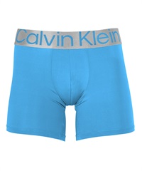 カルバンクライン Calvin Klein STEEL MICRO メンズ ロングボクサーパンツ【メール便】(ブルー5-海外S(日本M相当))