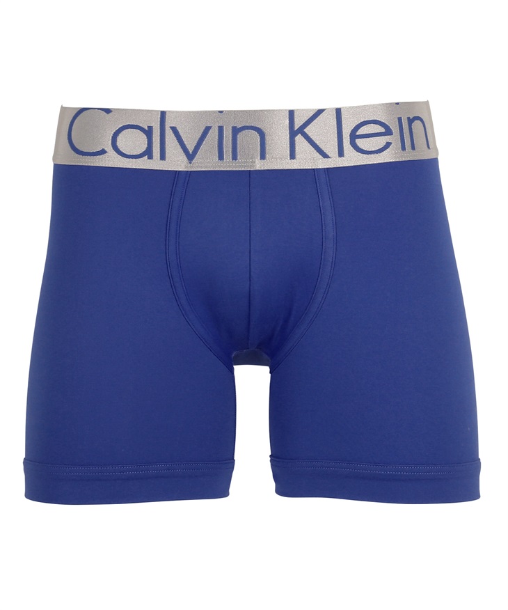 カルバンクライン Calvin Klein STEEL MICRO メンズ ロングボクサーパンツ【メール便】(ブルー6-海外M(日本L相当))