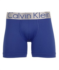 カルバンクライン Calvin Klein STEEL MICRO メンズ ロングボクサーパンツ【メール便】(ブルー6-海外S(日本M相当))
