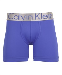 カルバンクライン Calvin Klein STEEL MICRO メンズ ロングボクサーパンツ【メール便】(ブルー7-海外S(日本M相当))
