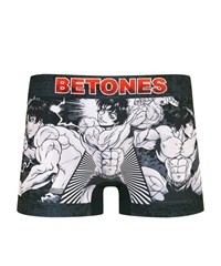 ビトーンズ BETONES 範馬刃牙×BETONES メンズ ボクサーパンツ(2.ブラック-フリーサイズ)