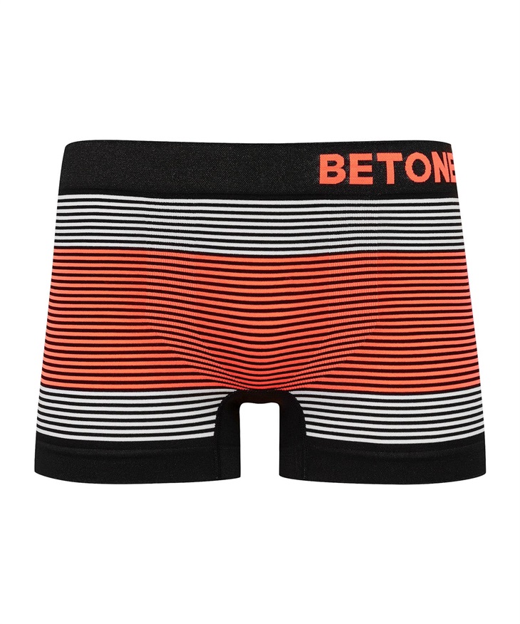 【5】ビトーンズ BETONES NEON4 メンズ ボクサーパンツ【メール便】(ブラック×オレンジ-フリーサイズ)