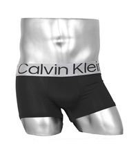 カルバンクライン Calvin Klein 【ベルト汚れ】Sustainable Steel Micro メンズ ローライズボクサーパンツ【メール便】(ブラック-海外S(日本M相当))