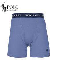 ポロ ラルフローレン POLO RALPH LAUREN Classic Fit Cotton メンズ ロングボクサーパンツ 【メール便】(ブルー-海外S(日本M相当))