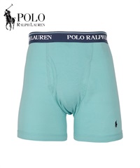ポロ ラルフローレン POLO RALPH LAUREN Classic Fit Cotton メンズ ロングボクサーパンツ 【メール便】(ブルー4-海外S(日本M相当))