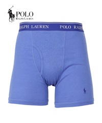 ポロ ラルフローレン POLO RALPH LAUREN Classic Fit Cotton メンズ ロングボクサーパンツ 【メール便】(ブルー2-海外S(日本M相当))