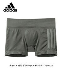 アディダス adidas 立体成型 メンズ ボクサーパンツ 【メール便】(チャコールグレー-M)